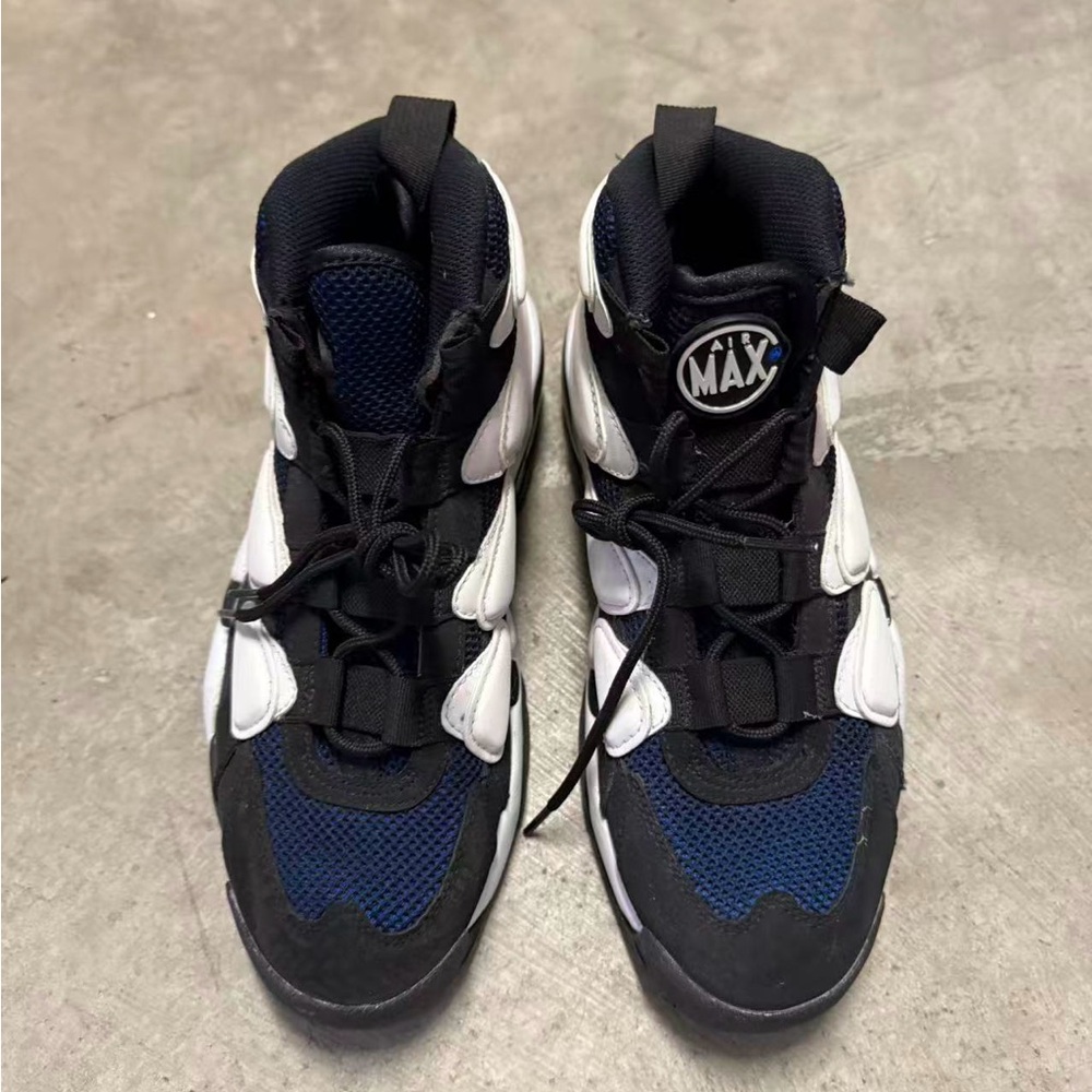 Nike Air Max High-Top Black and White Sneakers